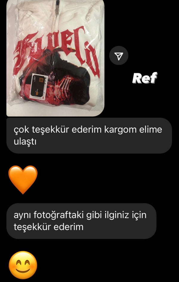 Customer reference screenshot