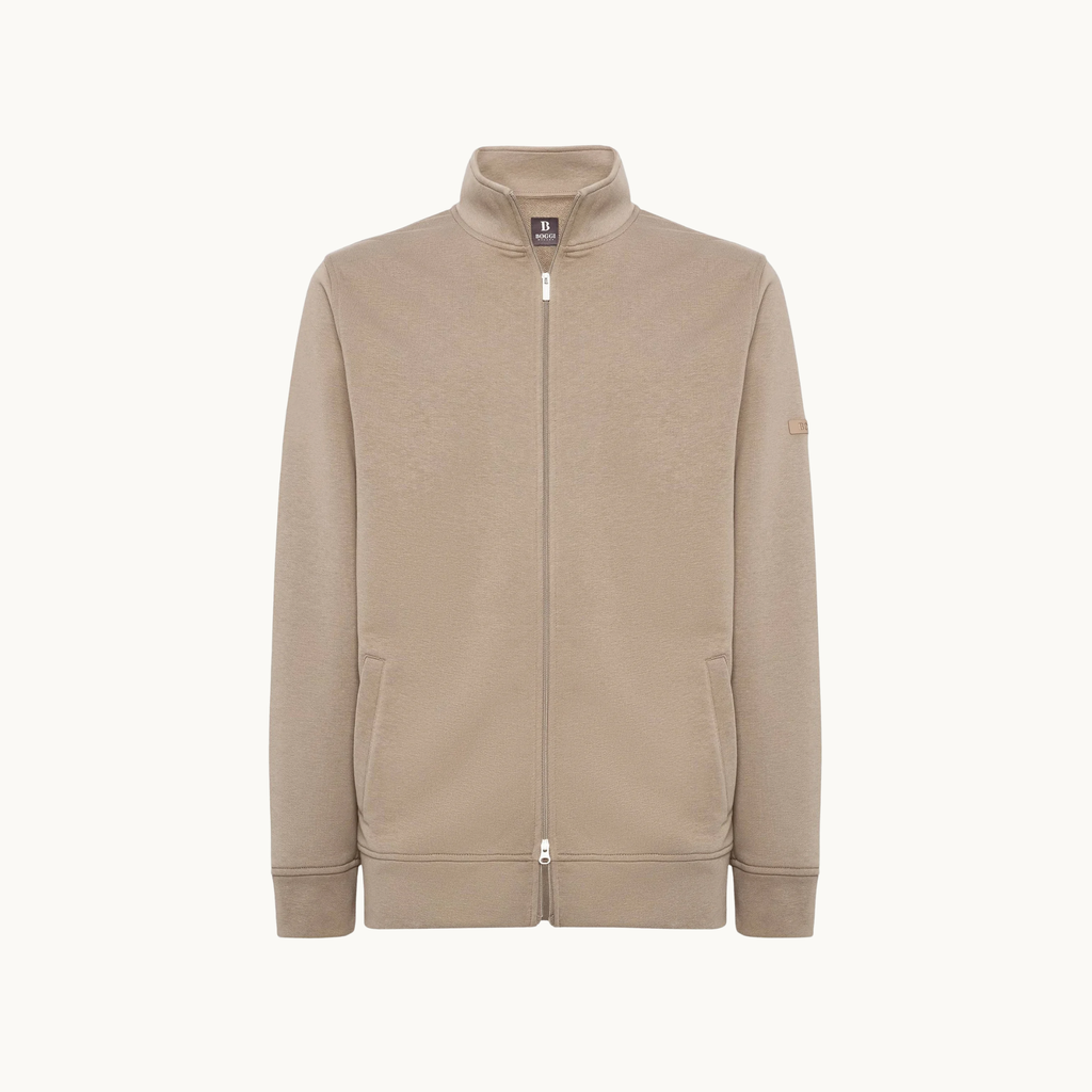 Boggi Milano Full-Zip Jacket - Beige