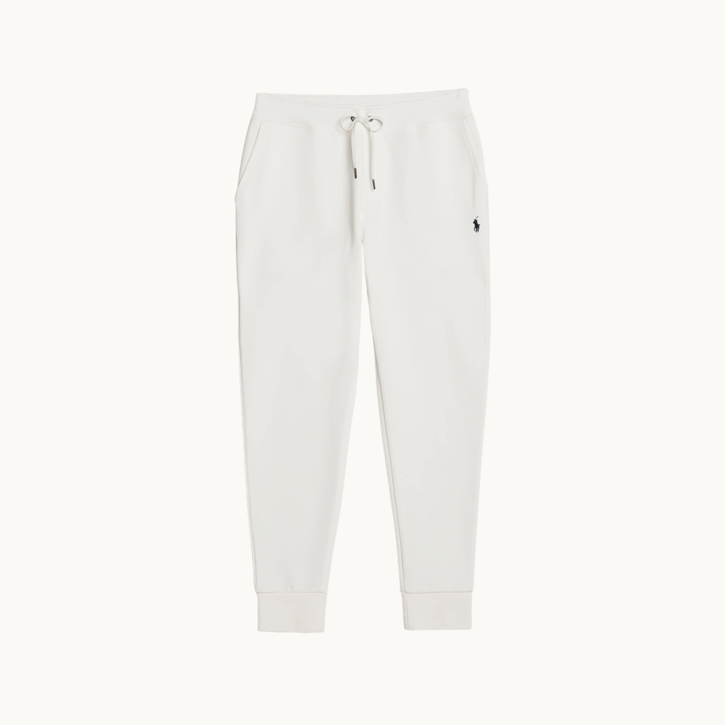 PRL Pony Logo Jogger Pants - White