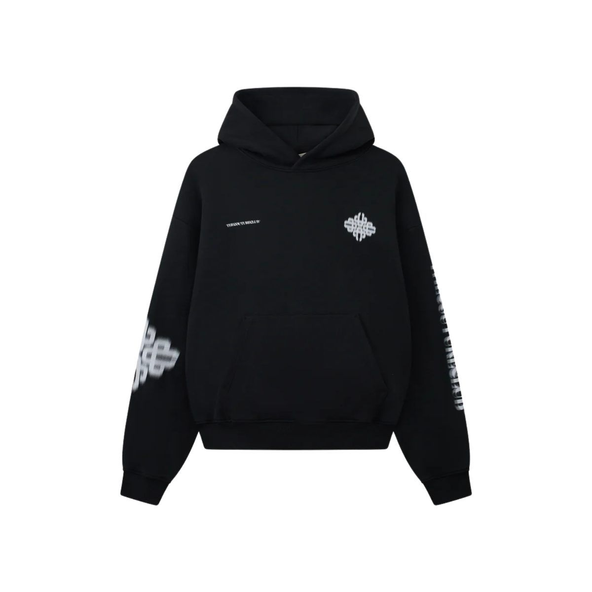 The Couture Emblem Hoodie - Black