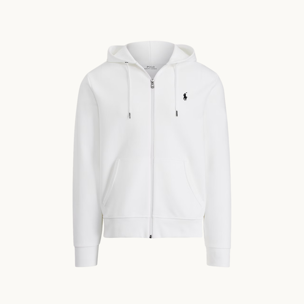 PRL Full-Zip Hoodie - White
