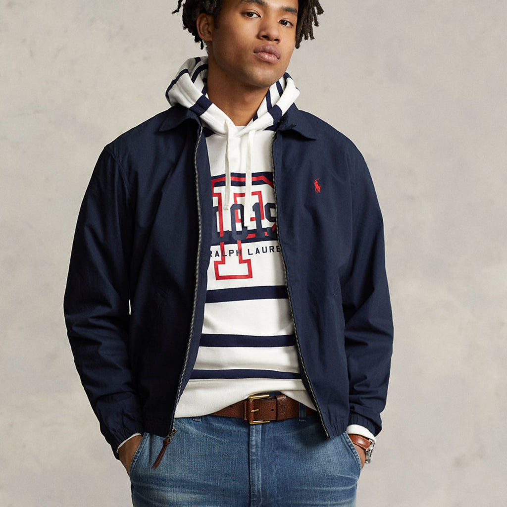 PRL Classic Bomber Jacket, Navy