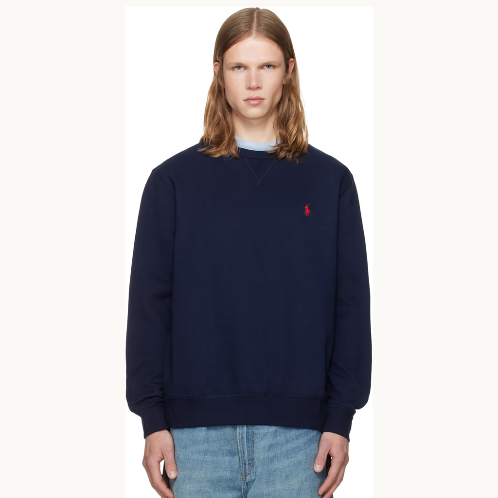 PRL Pony Logo Sweatshirt - Navy