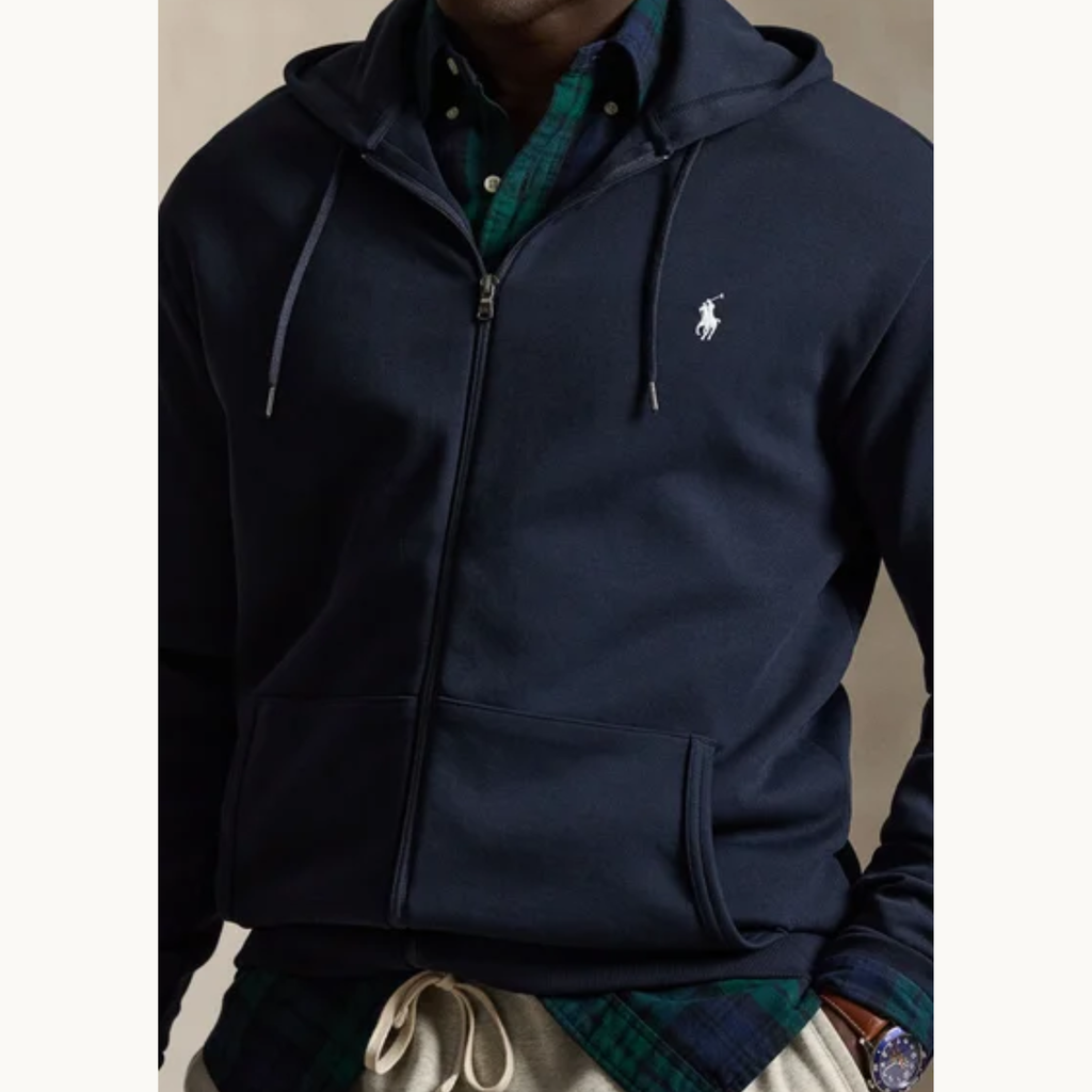 PRL Full-Zip Hoodie - Navy