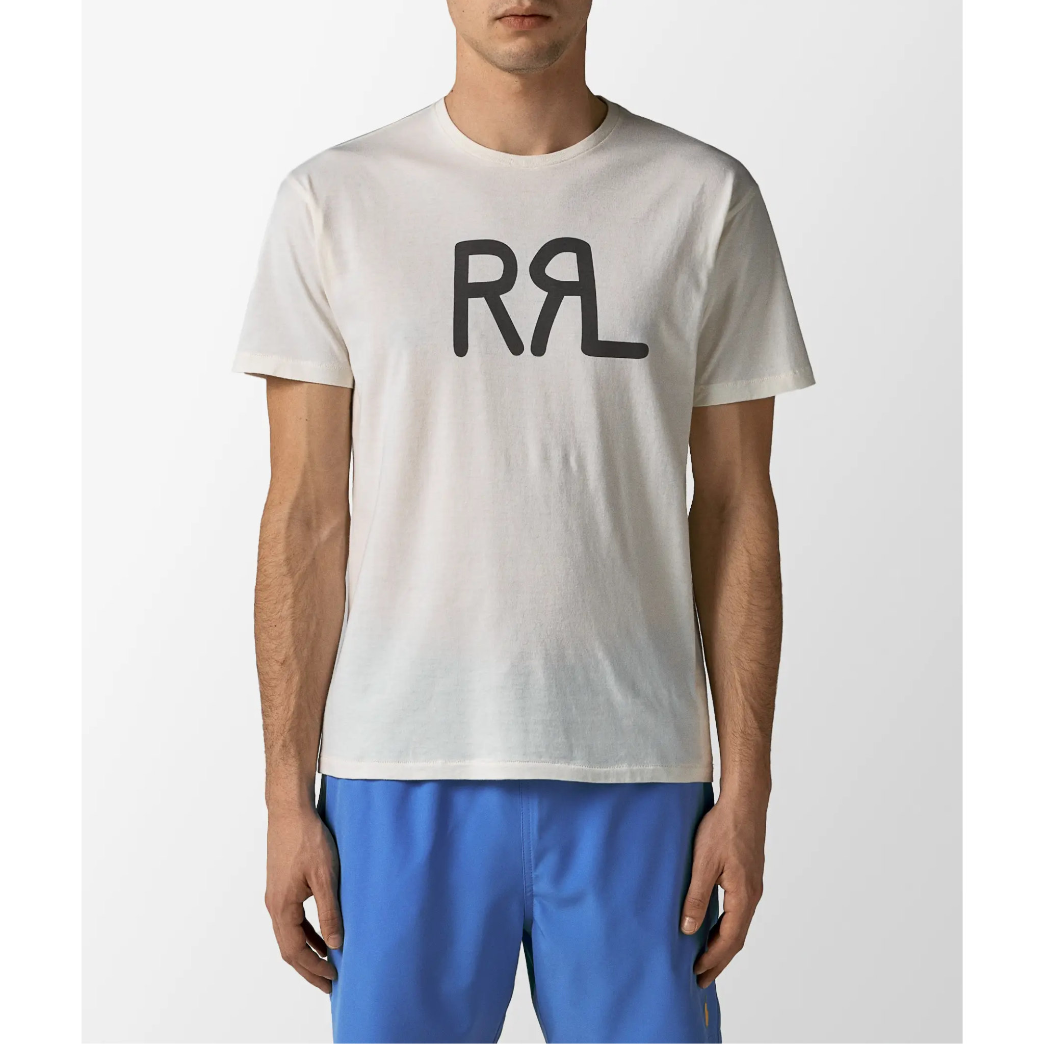 RRL Ranch Logo Tee - Cream