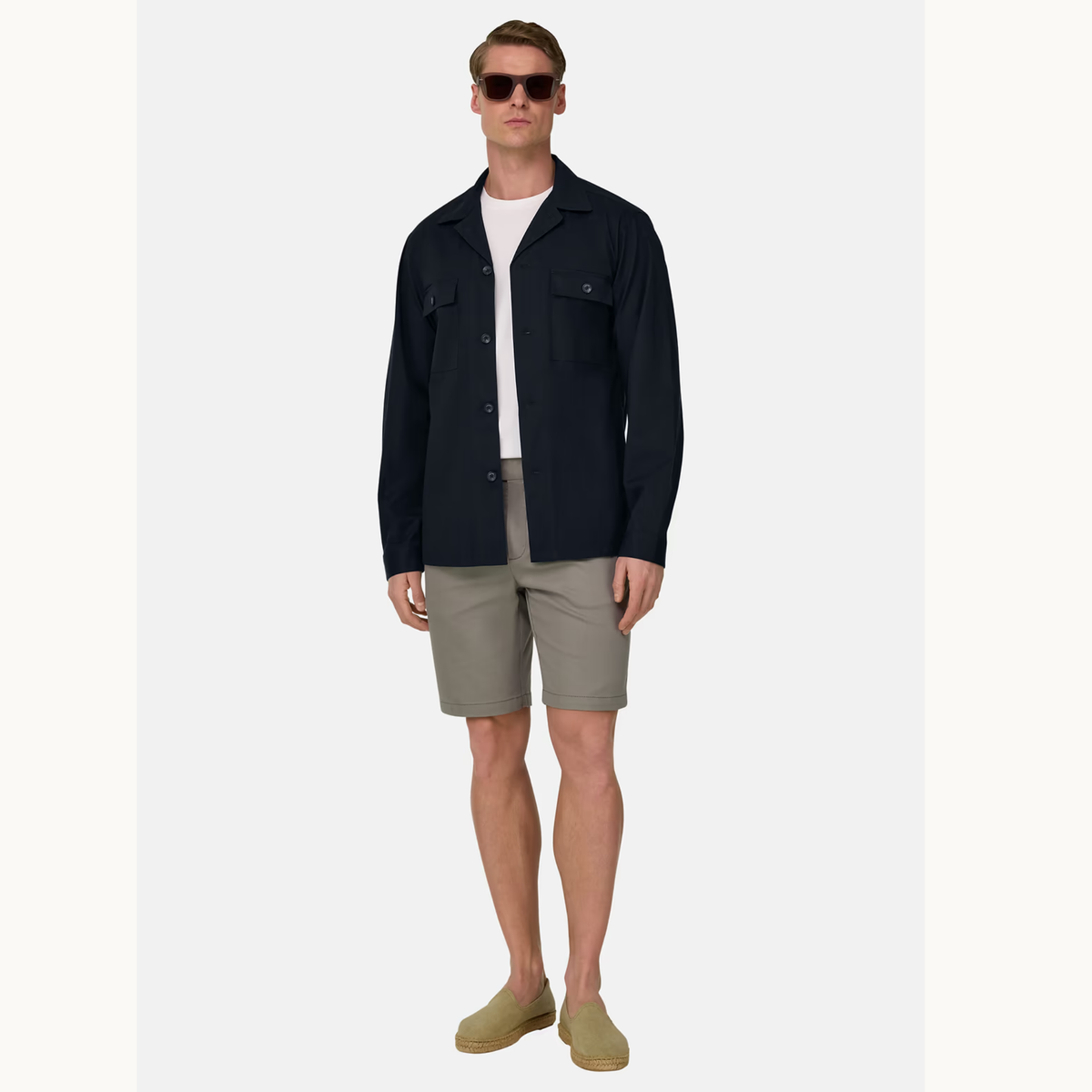 Boggi Milano Utility Overshirt - Navy