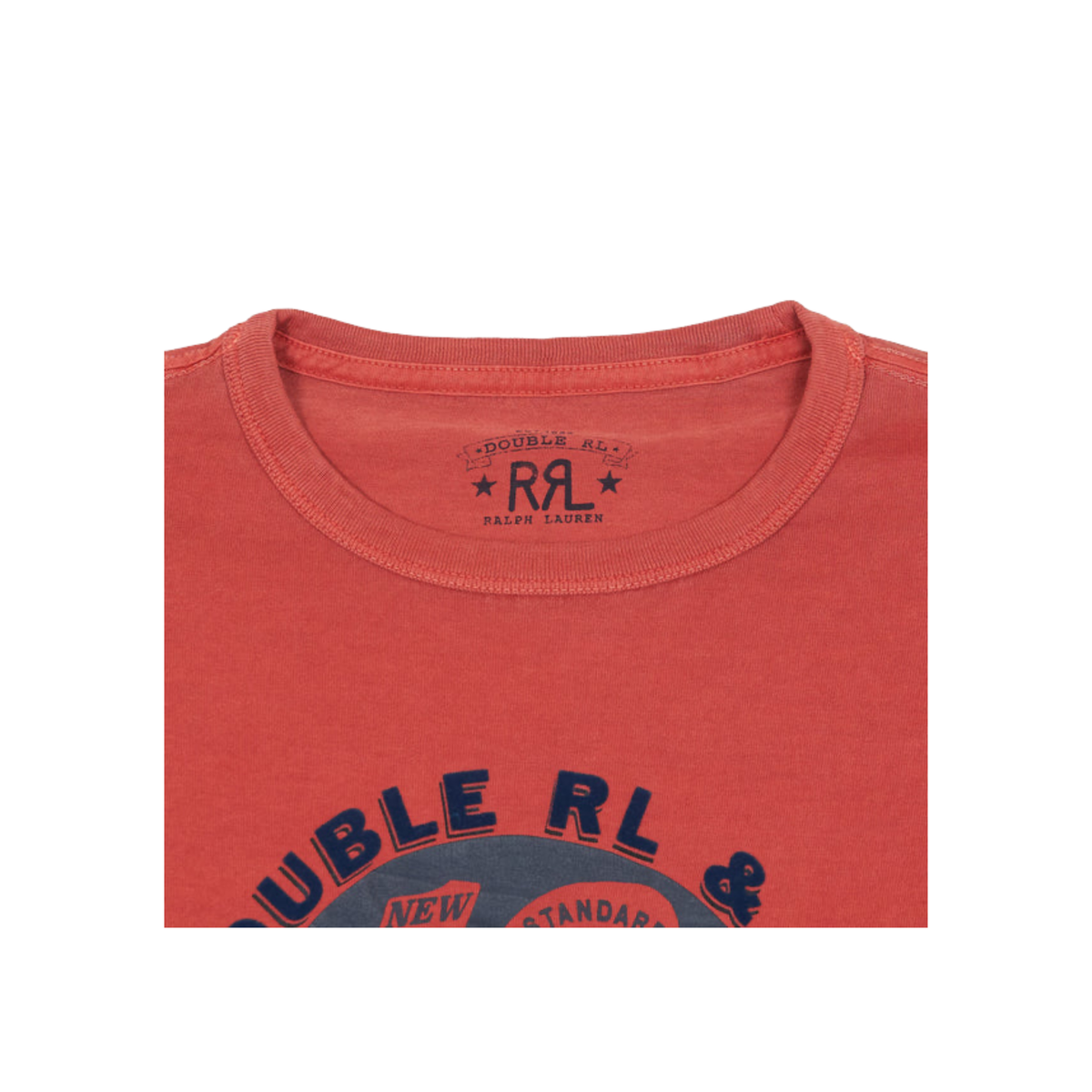 RRL Brotherhood Tee - Rust