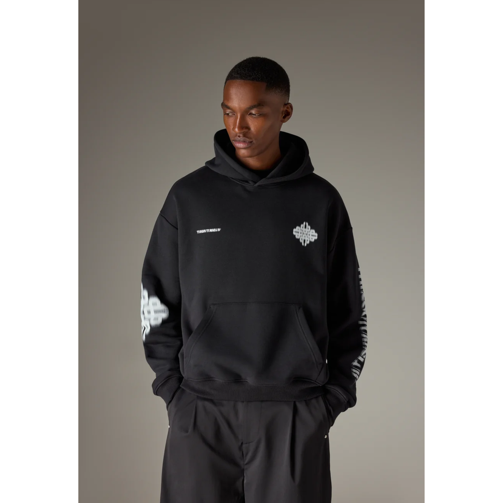 The Couture Emblem Hoodie - Black