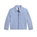 PRL Seersucker Harrington Jacket - Blue Stripe