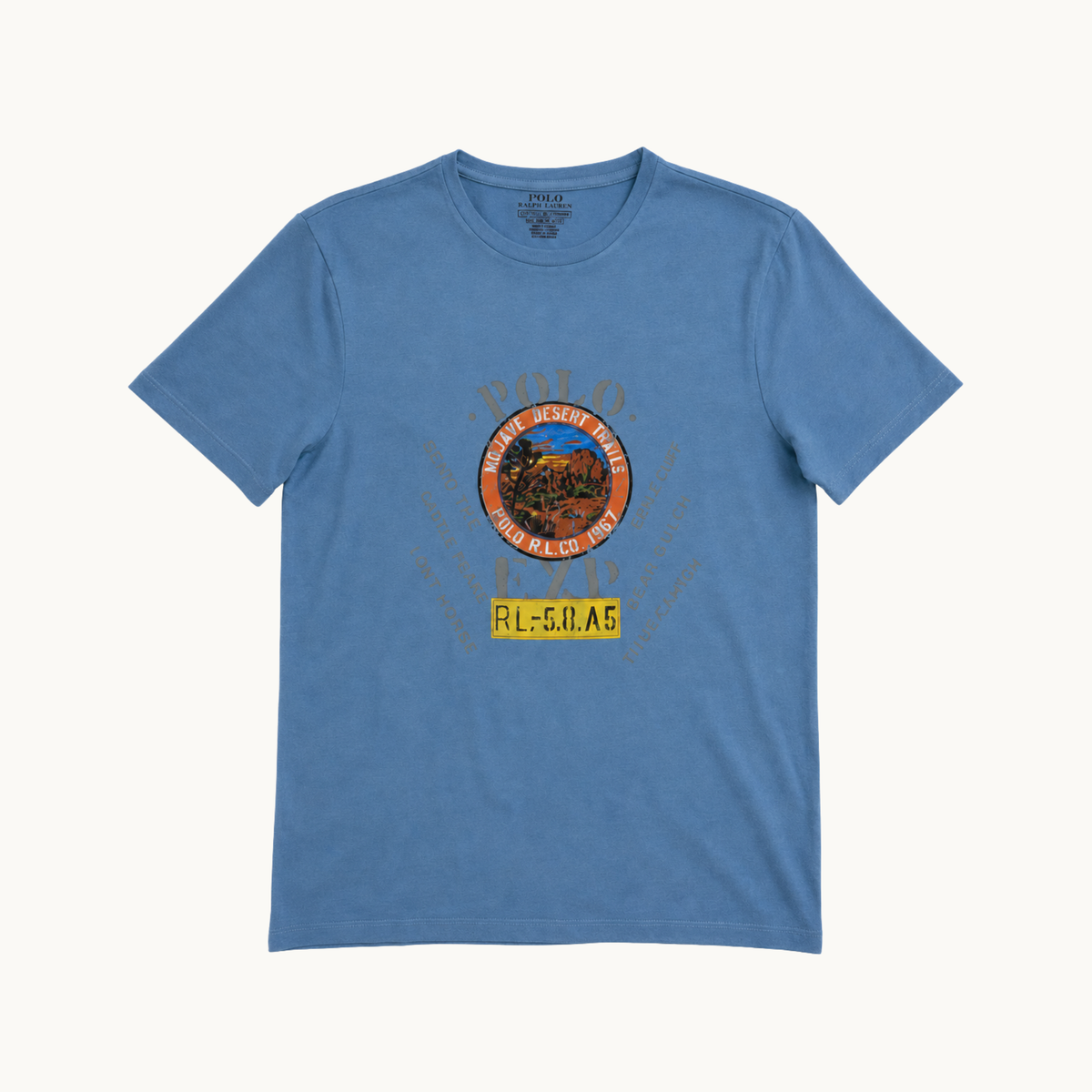 PRL Mojave Desert Trails Graphic Tee - Blue