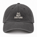 Do Not Disturb Cap - Washed Grey