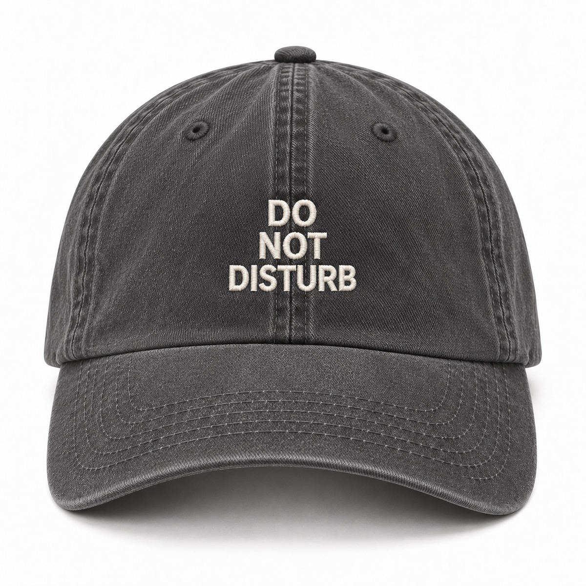 Do Not Disturb Cap - Washed Grey