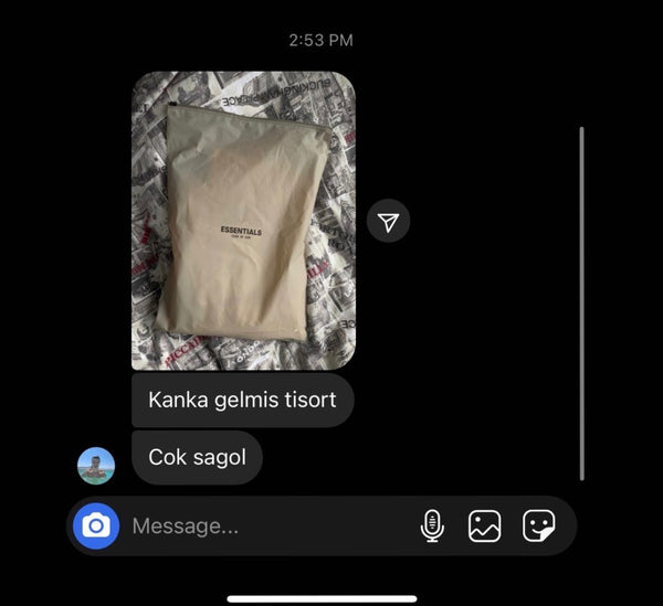 Customer reference screenshot