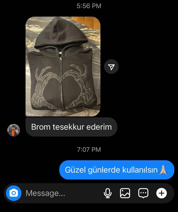 Customer reference screenshot