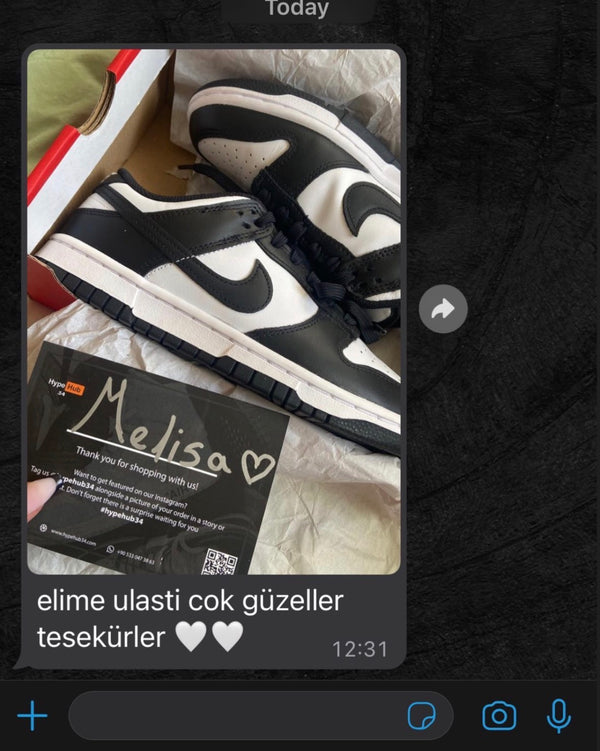 Customer reference screenshot