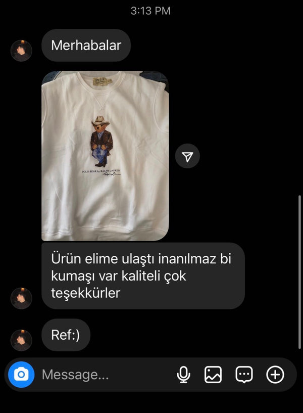 Customer reference screenshot