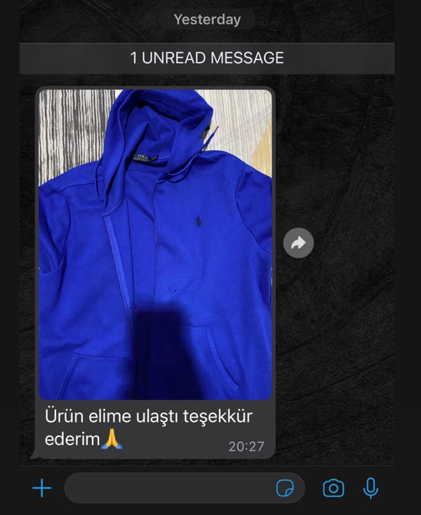 Customer reference screenshot