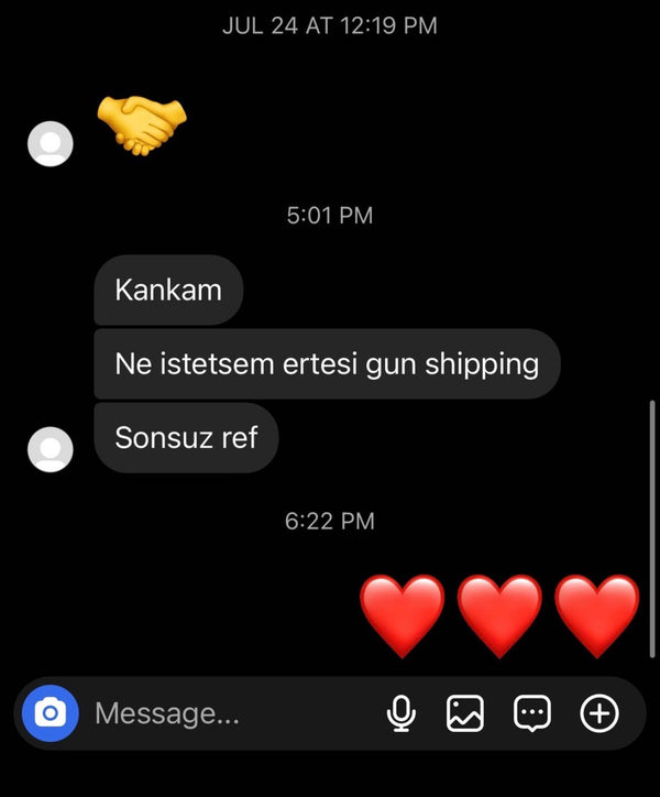 Customer reference screenshot